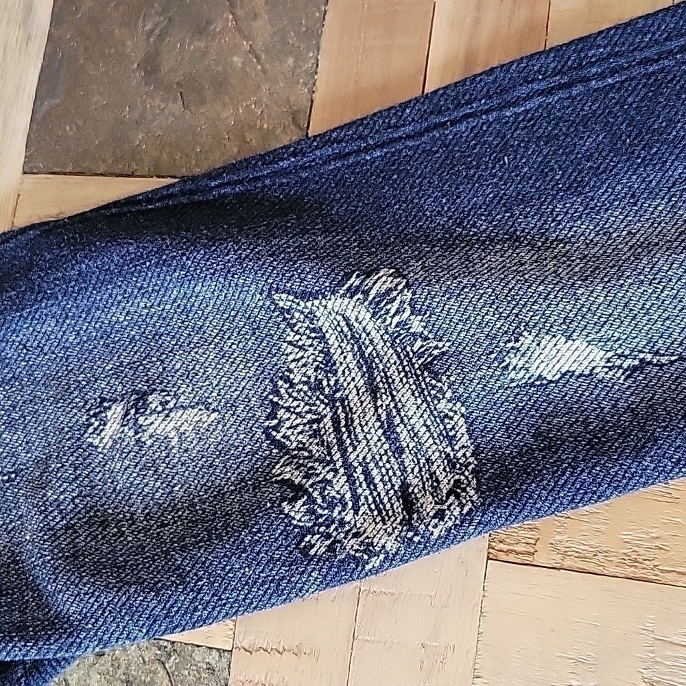 MONKEY Bars Ripped Jeans Design Pants - Picture 4 of 4